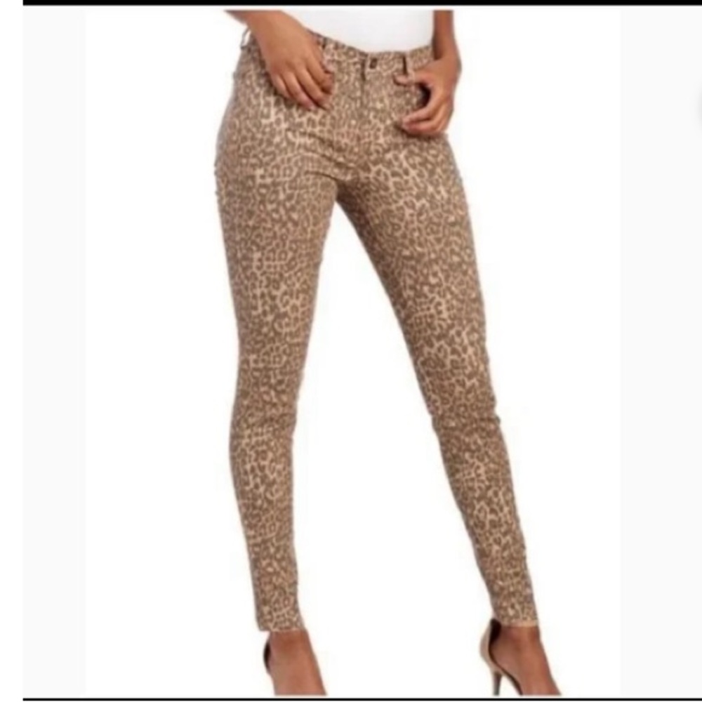 Jeasica Simpson animal Print Skinny corduroy Jeans